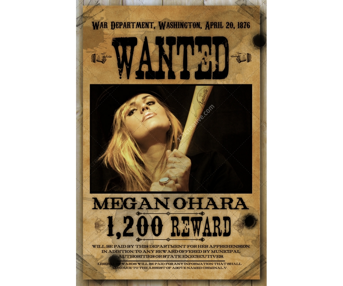 Old West Wanted Poster Template Old West Wanted Poster Template