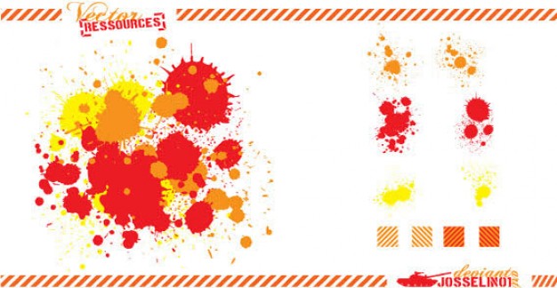 Paint Splatter Vector Free