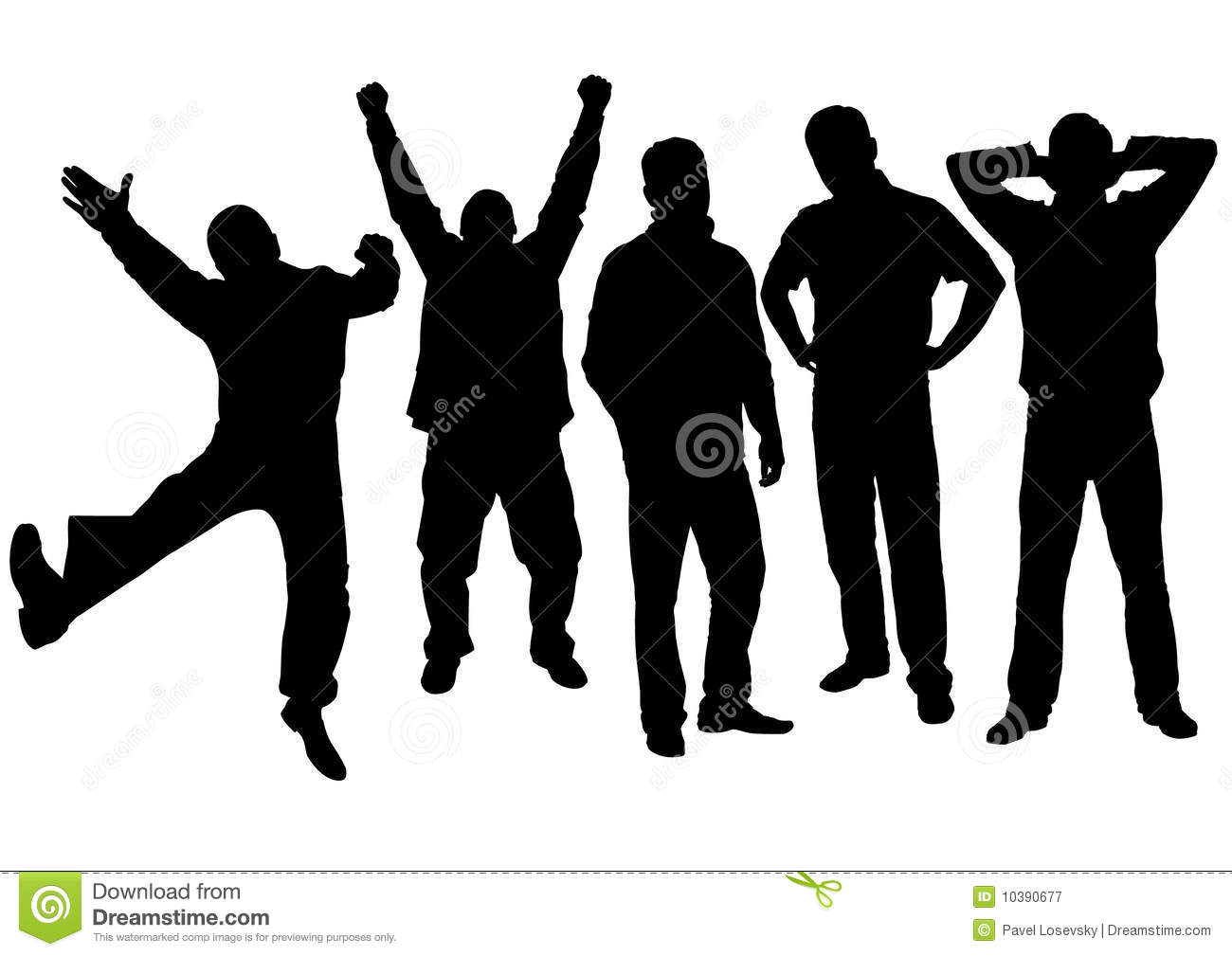 Person Silhouette Vector Person Silhouette Vector