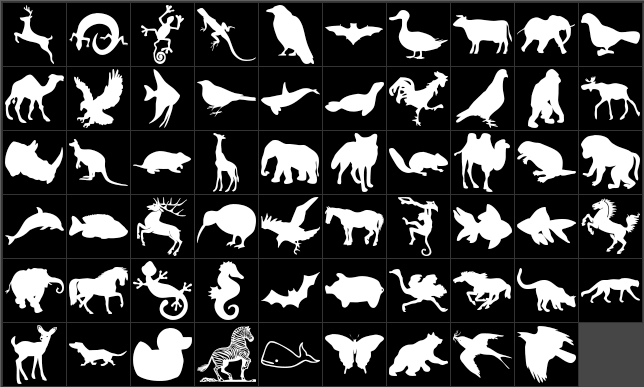 Photoshop Custom Shapes Animals