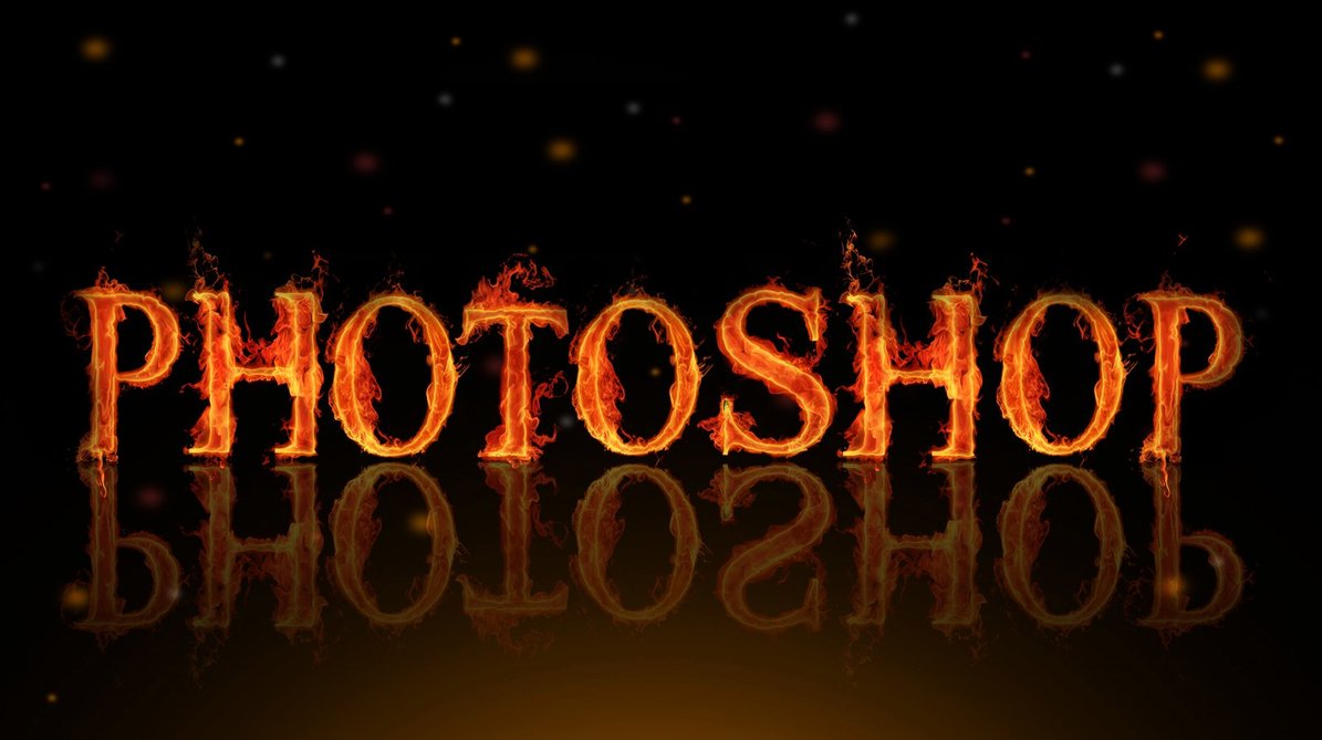 Photoshop Fire Text