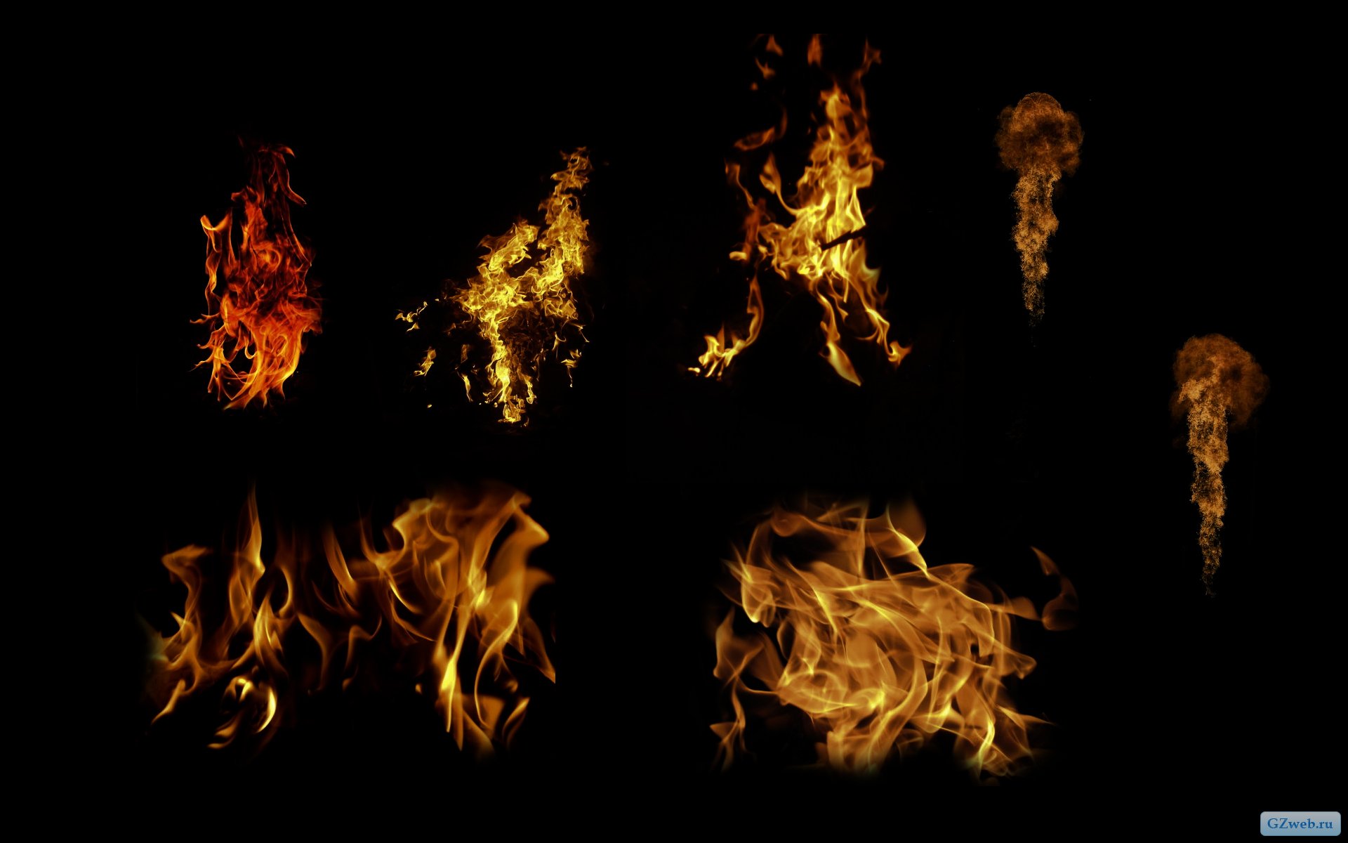 Photoshop PSD Fire