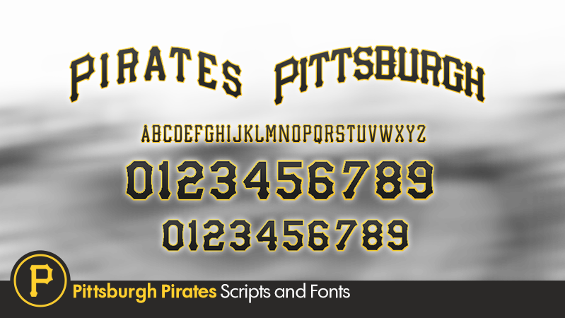 Pittsburgh Pirates Logo Font