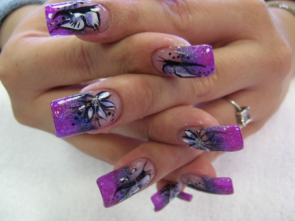 Purple Nail Designs