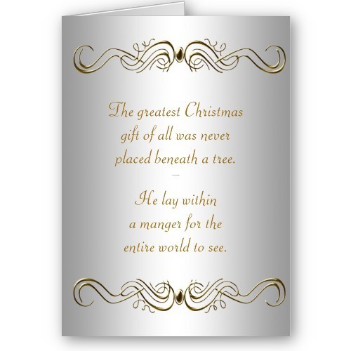Religious Christmas Card Templates