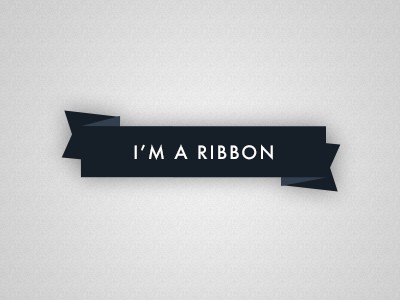 Ribbon Banner PSD