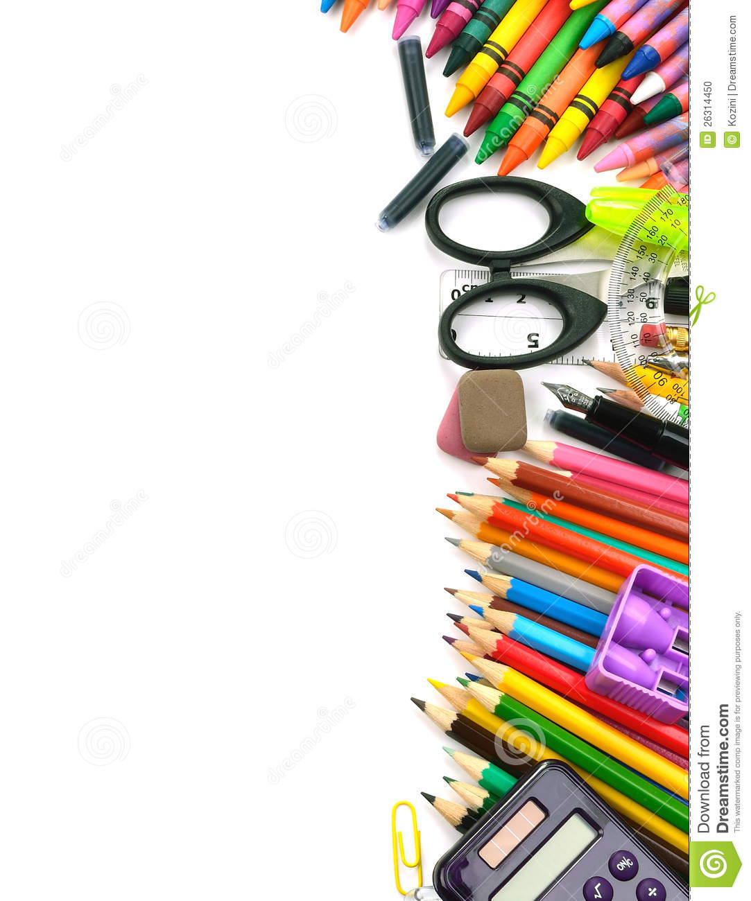 School Office Supply Clip Art