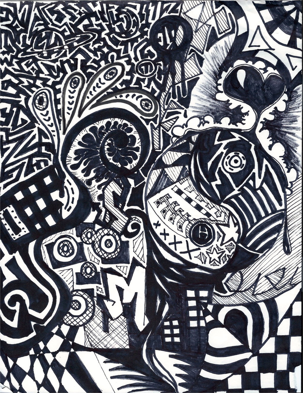 Sharpie Art Easy Drawing