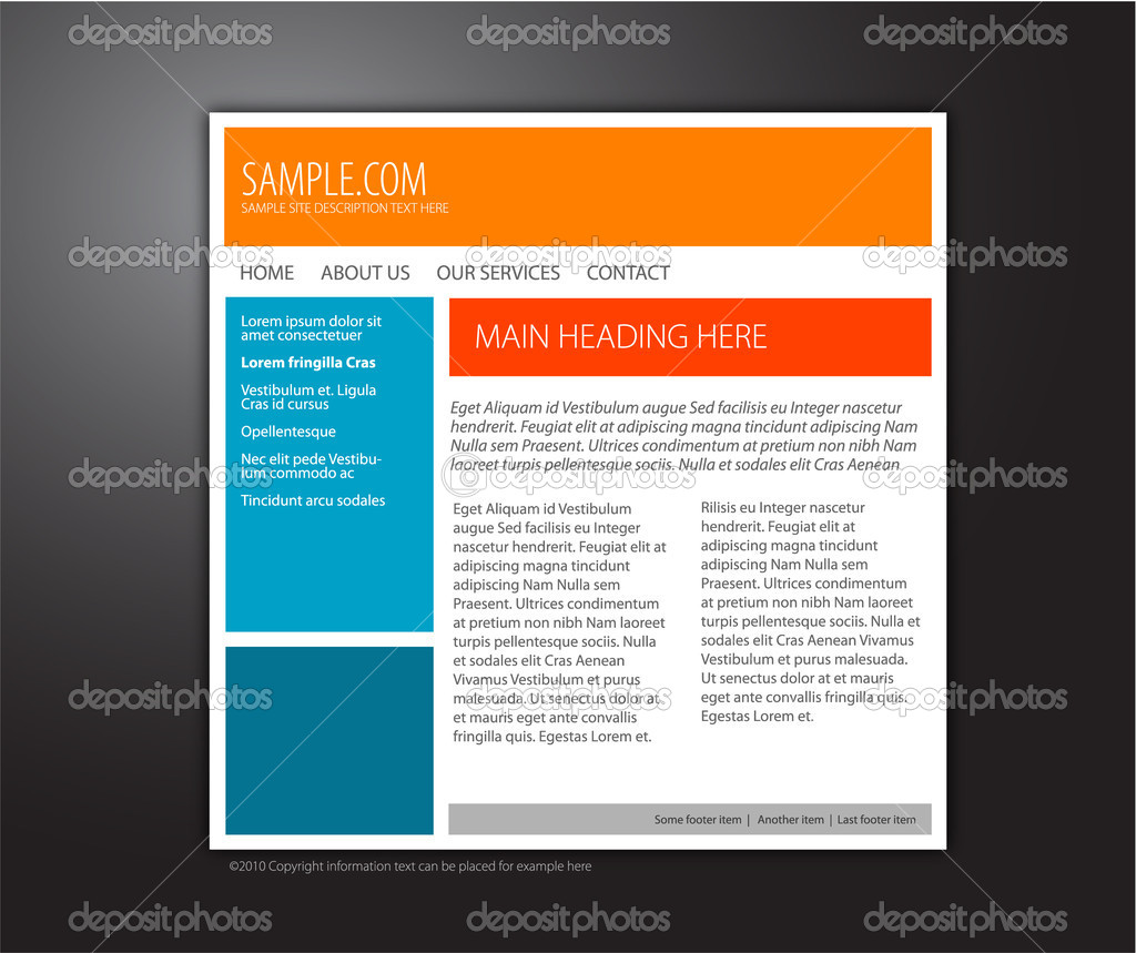 Simple HTML Website Templates