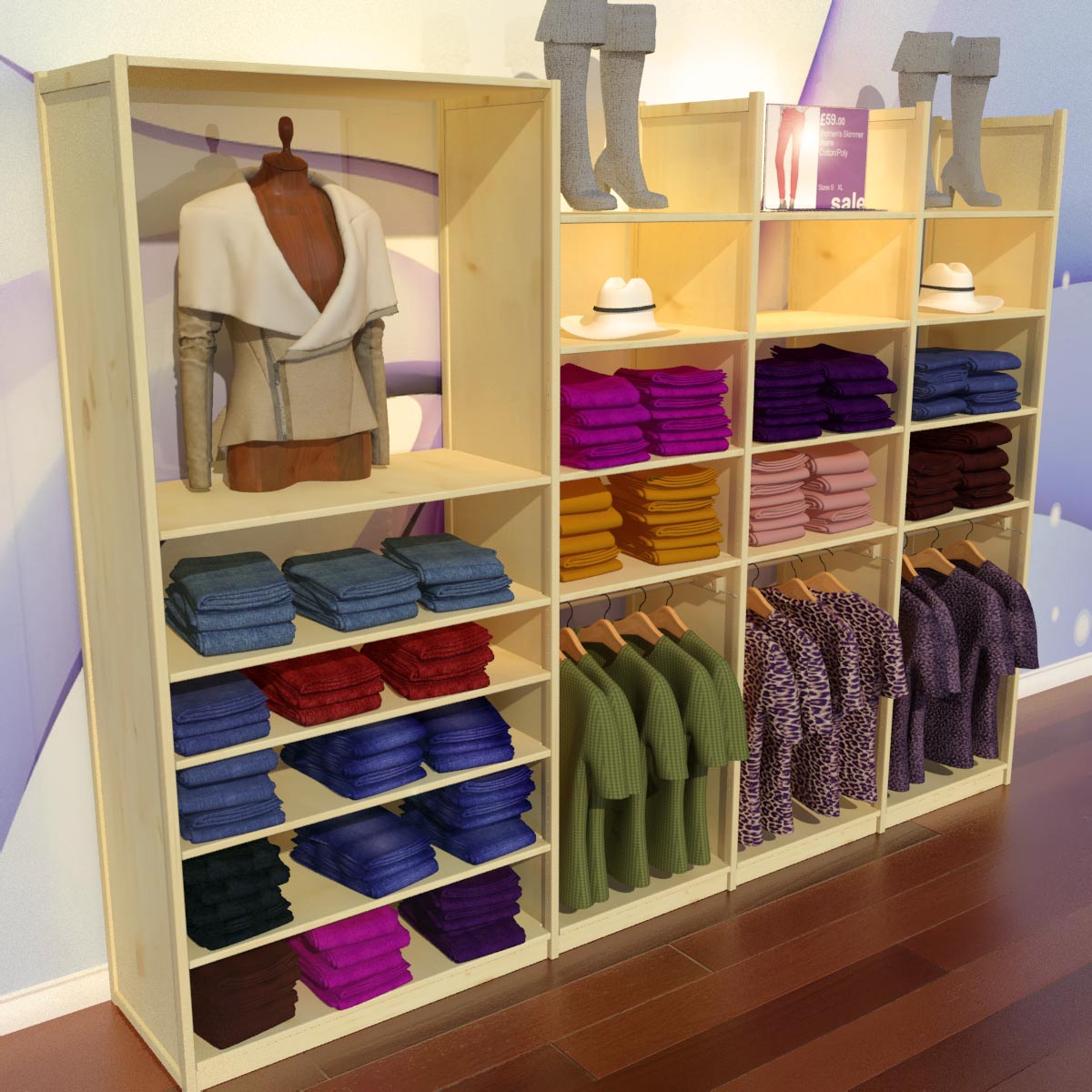 16 3d Garment Shop Design Images Retail Store 3d Design