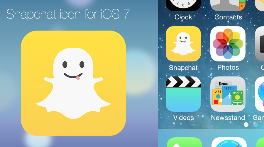 Snapchat iOS 7 Icon