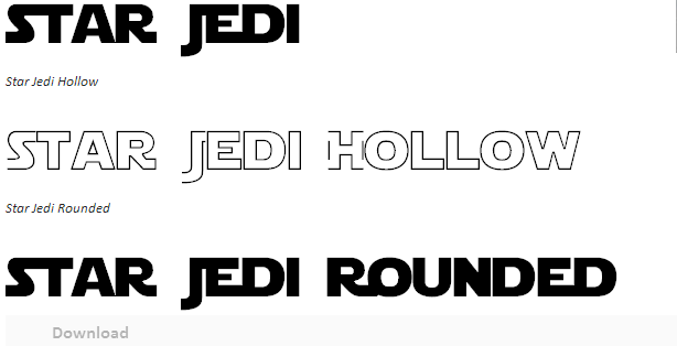 Star Wars Font Free