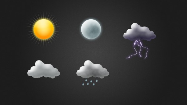 Sun and Cloud Weather Icon Sun and Cloud Weather Icon