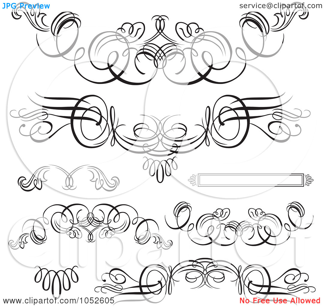 Swirl Designs Clip Art Free