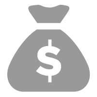 Transparent Money Bag Icon