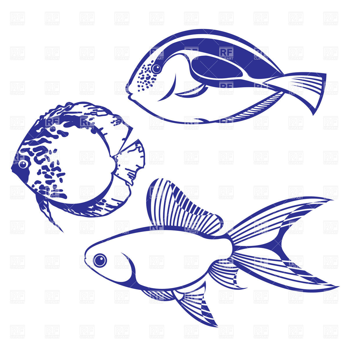 Tropical Fish Vector Art