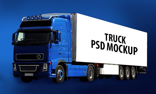 Truck Mockup Psd Free