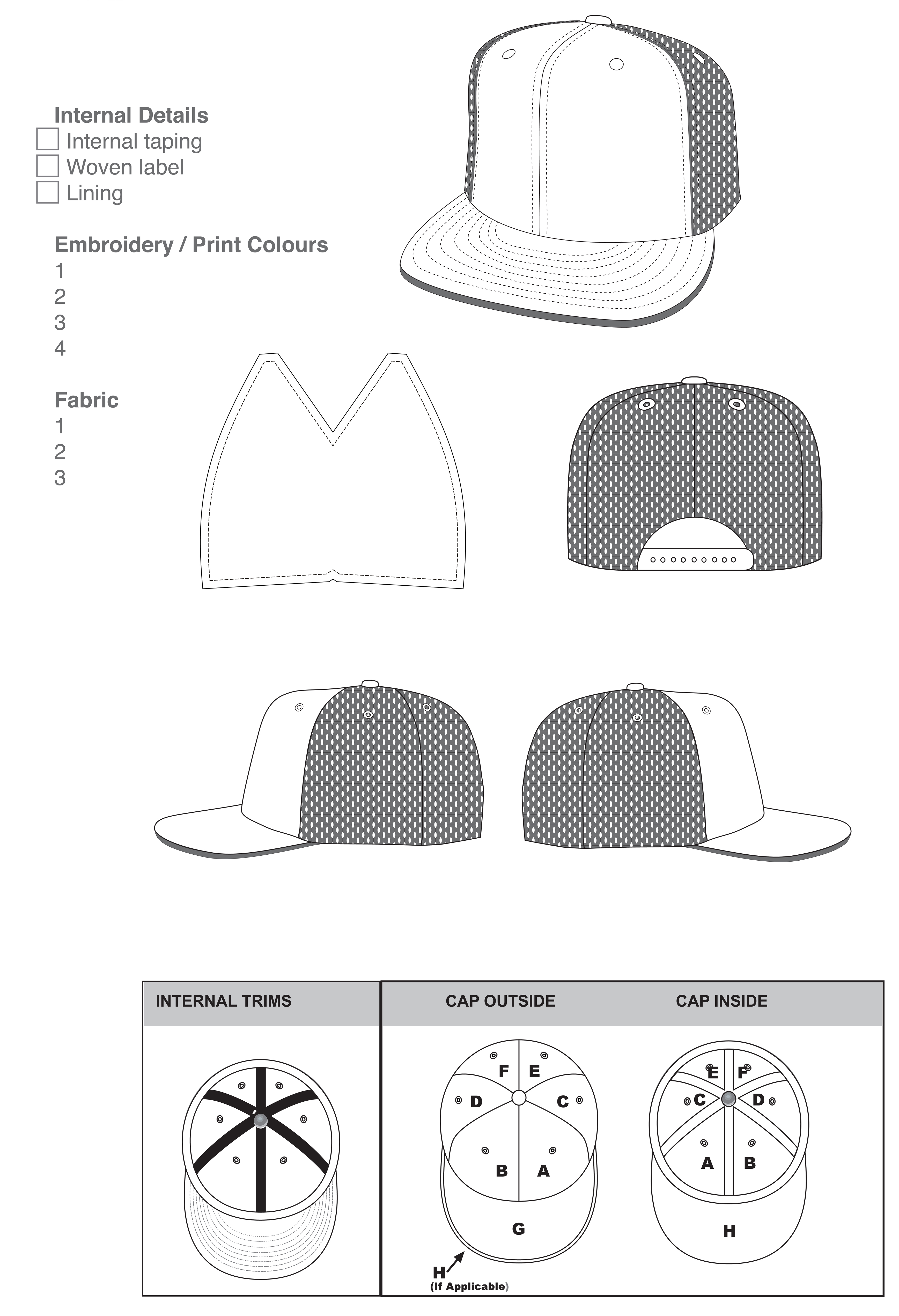 Trucker Hat Template