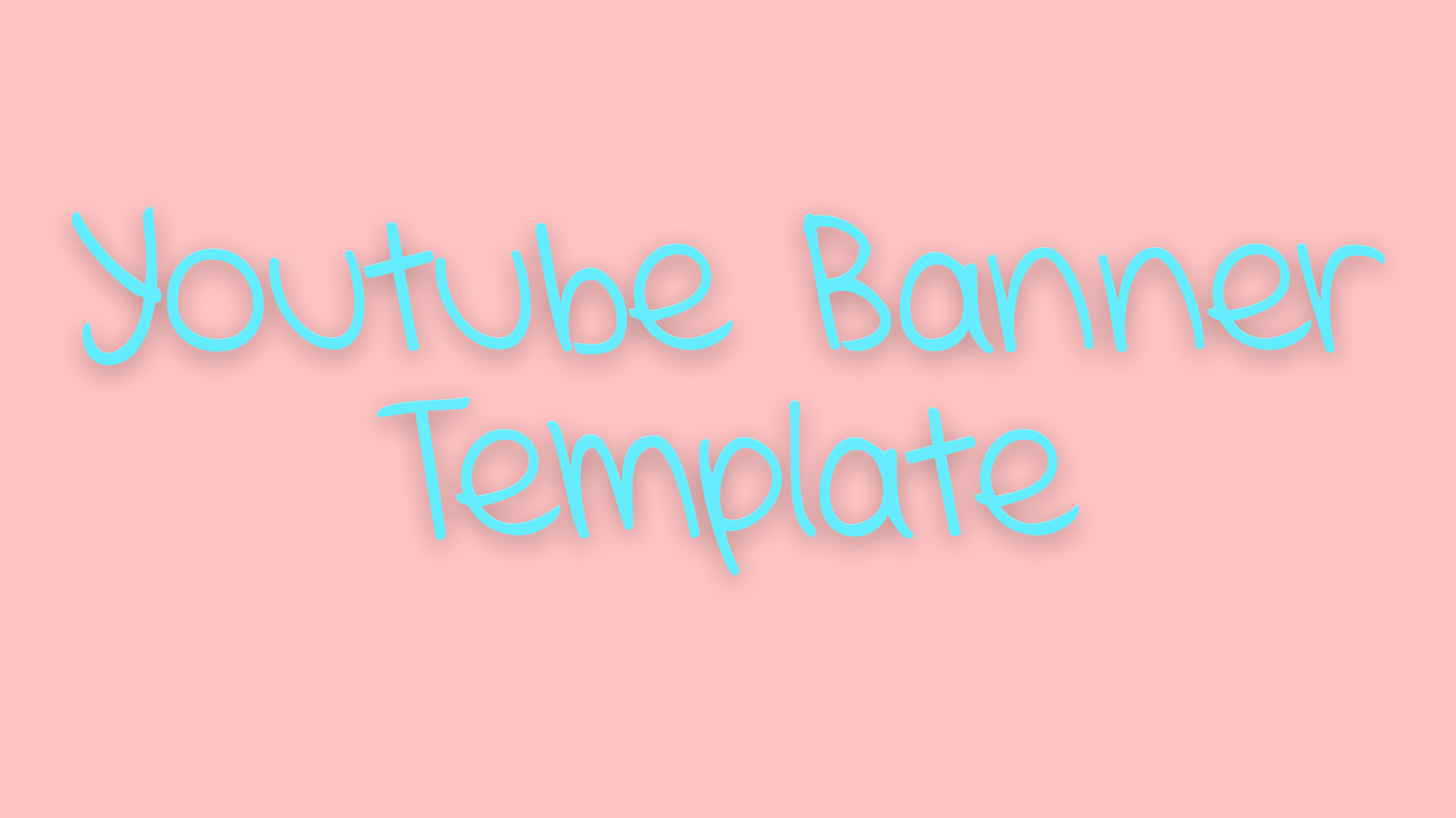 Tumblr YouTube Banner Template