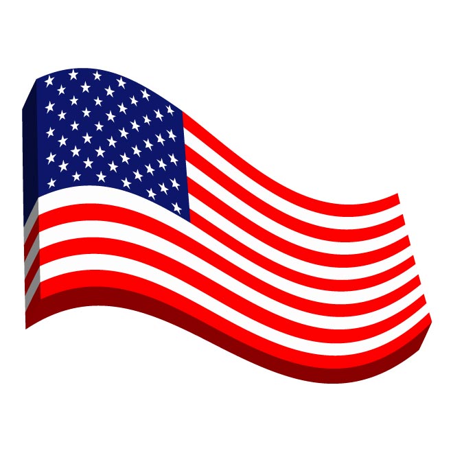 USA Flag Vector Free