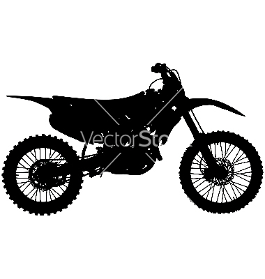 Vector Motocross Bike