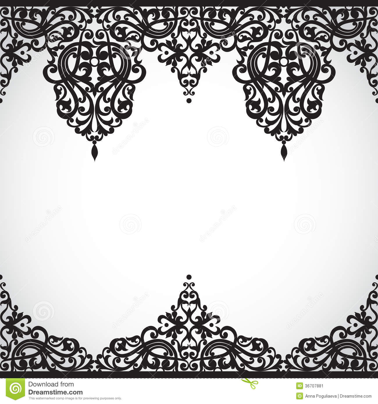 Victorian Frame Border Design