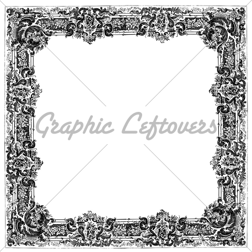 Victorian Frame Vector