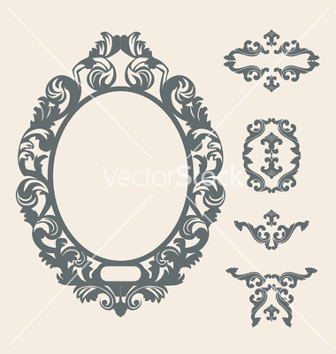 Victorian Frame Vector