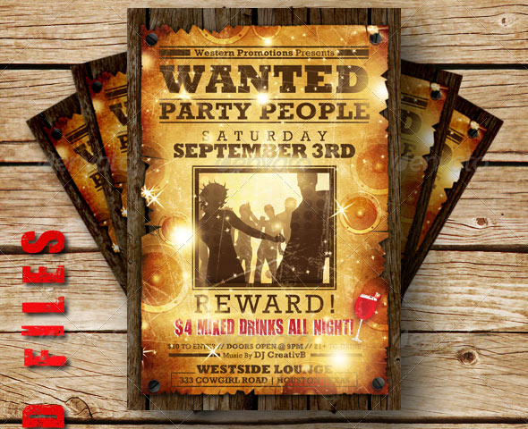 Wanted Flyer Template Free