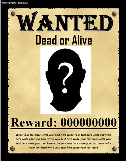 Wanted poster