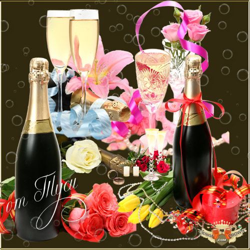 Wedding Champagne Glasses Clip Art Free