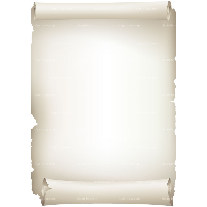 White Scroll Paper