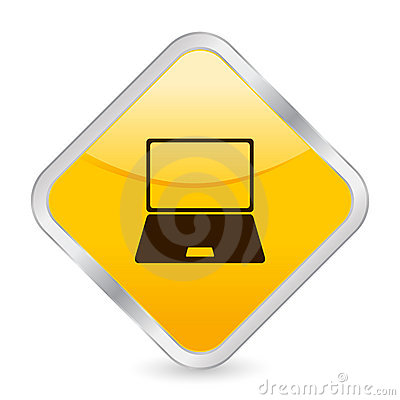 Yellow Square Icon