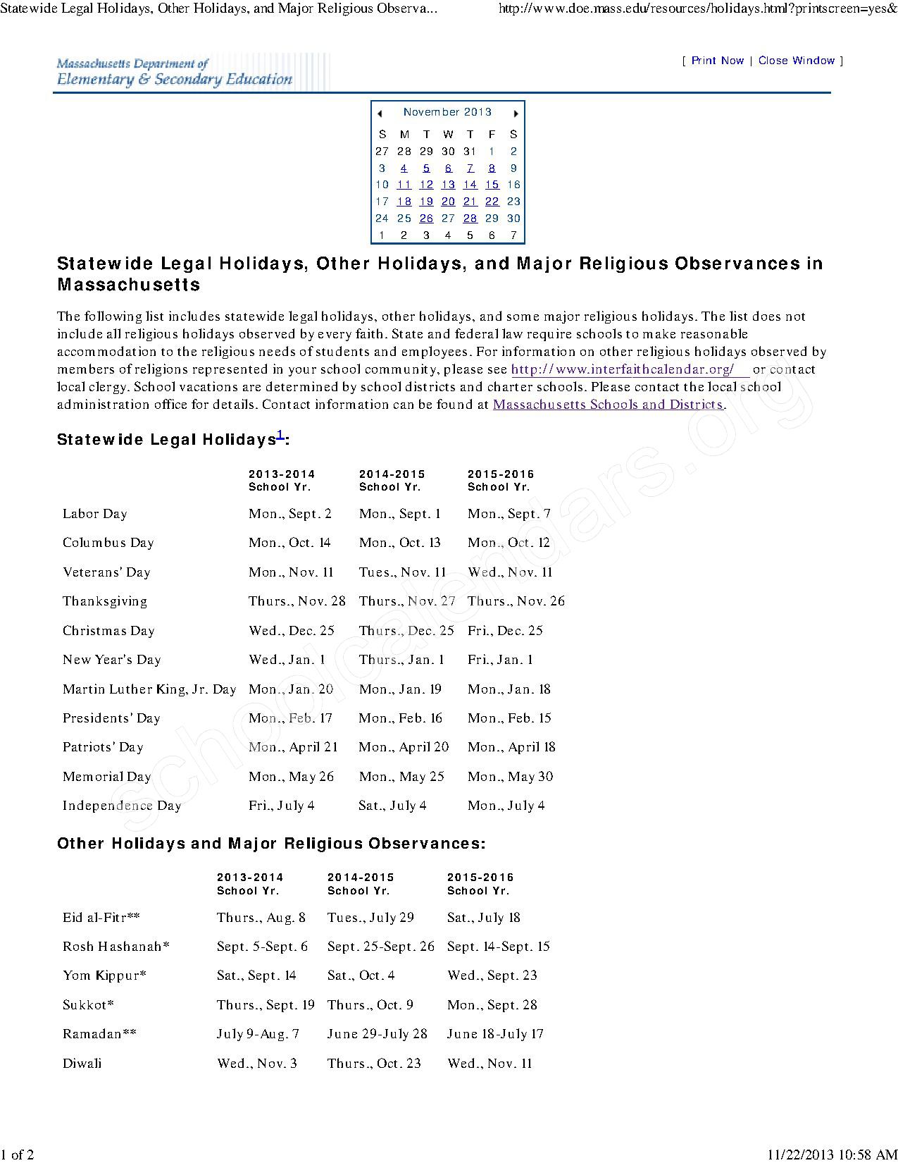 2014 2015 School Calendar with Holidays 2014 2015 School Calendar with Holidays