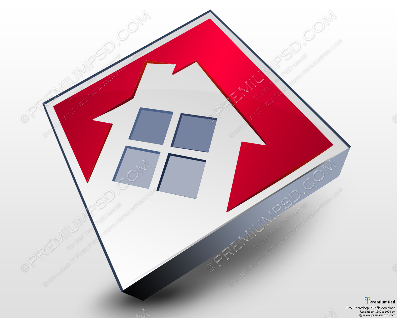3D Home Icon 3D Home Icon