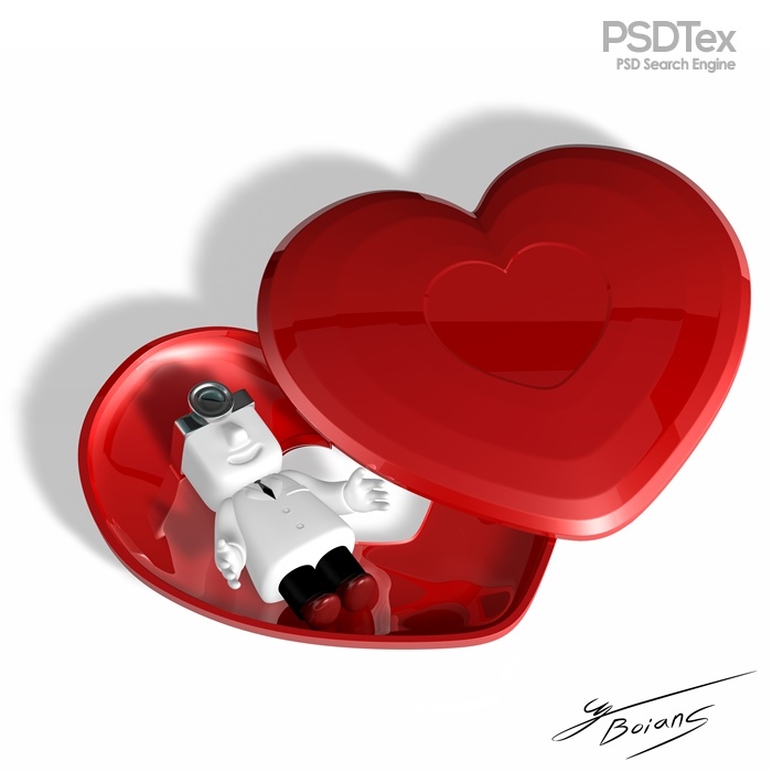 3D Red Heart 3D Red Heart