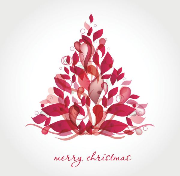 Abstract Christmas Tree Clip Art