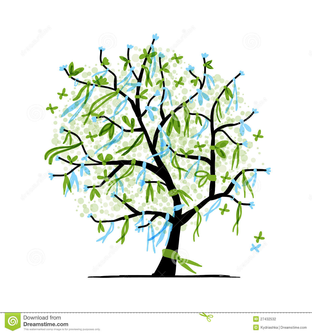 Abstract Christmas Tree Design Abstract Christmas Tree Design