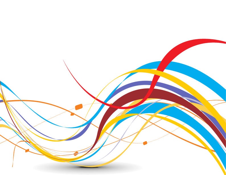 Abstract Colorful Vector Waves Abstract Colorful Vector Waves