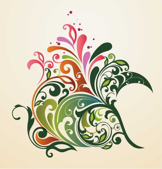 13 Photos of Design Abstract Floral Ornaments Vector