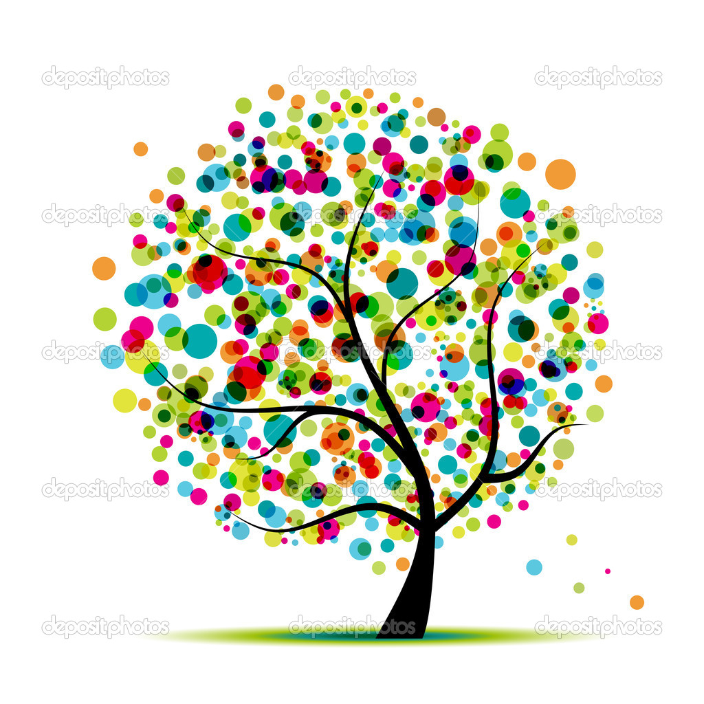Abstract Spring Tree Abstract Spring Tree