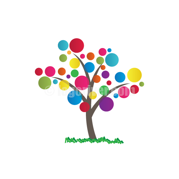 Abstract Tree Logo Design Abstract Tree Logo Design