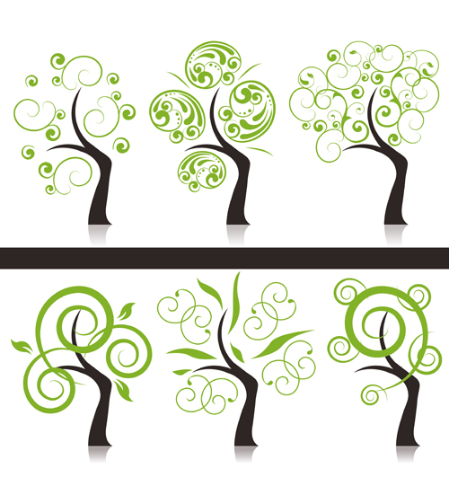 Abstract Tree Vector Design Abstract Tree Vector Design