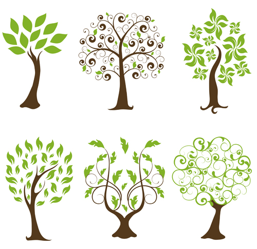 Abstract Tree Vector Design Abstract Tree Vector Design