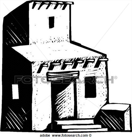 Adobe House Clip Art