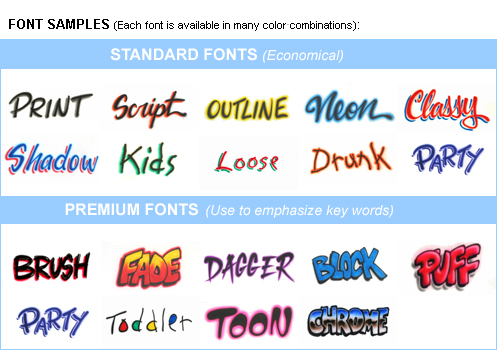 Airbrush Lettering Fonts Airbrush Lettering Fonts