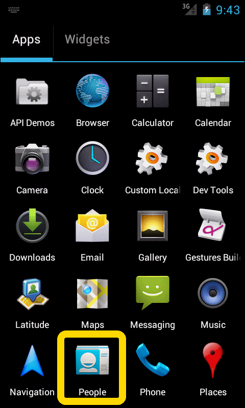 Android Phone Contacts Icon