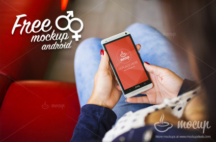 Android Smartphone Mockup PSD