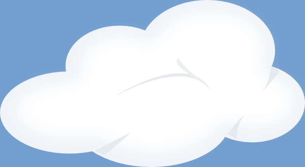 Animated Cartoon Clouds Clip Art
