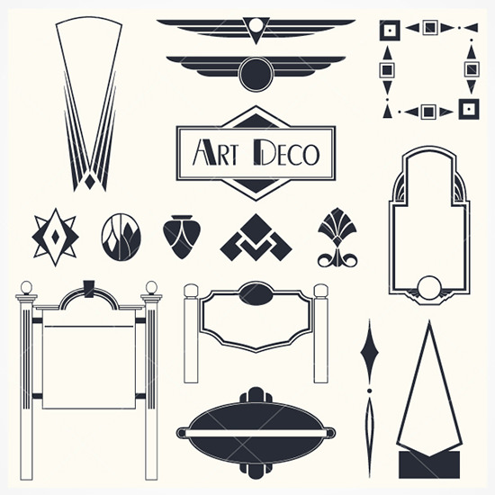 free vector art deco clipart - photo #2